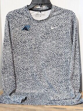 Nike Golf Dri-Fit Carolina Panthers Women's Long Sleeve Abstract Print - Large